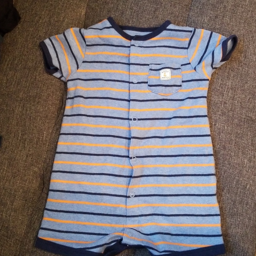 12 month boy one piece, shorts, outfit